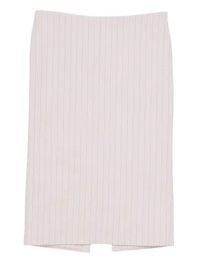 ACNE STUDIOS PINSTRIPE MIDI SKIRT