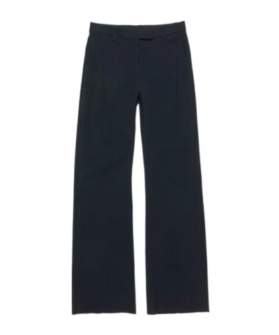 Acne Studios Pinstripe Pants In Black