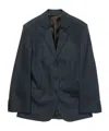 Acne Studios Pinstripe Wool Suit Jacket In Pattern