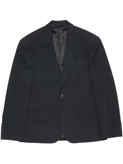 Acne Studios Pinstriped Blazer In Blau