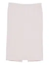 Acne Studios Pinstriped Pencil Skirt In Pink
