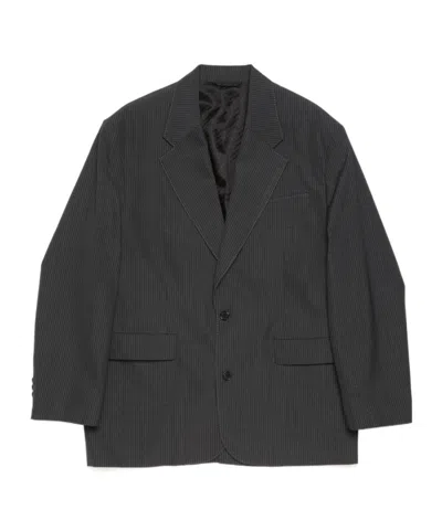 Acne Studios Relaxed Fit Suit Jacket In Anthracite Grey