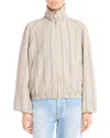 Acne Studios Plaid Coat In Neutral
