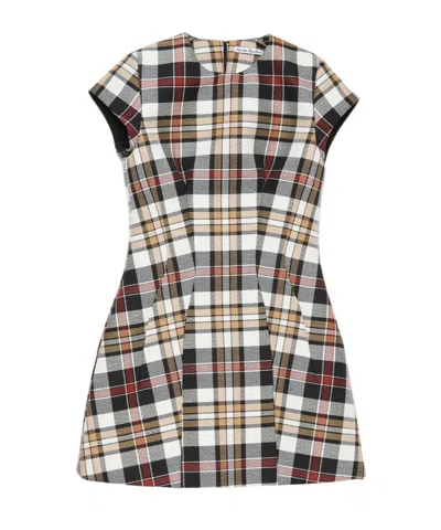 ACNE STUDIOS PLAID DRESS