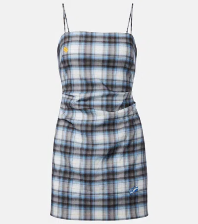 Acne Studios Sleeveless Mini Dress In Gray