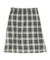 Acne Studios Plaid Midi Skirt In Multi