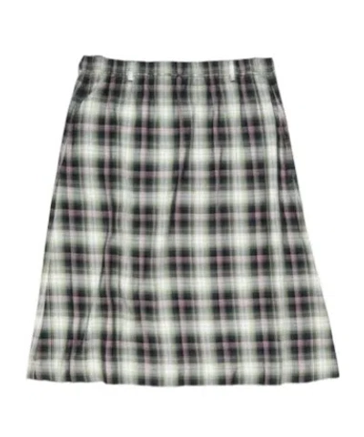 ACNE STUDIOS PLAID MIDI SKIRT