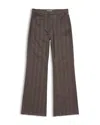 Acne Studios Plaid Pants In Black