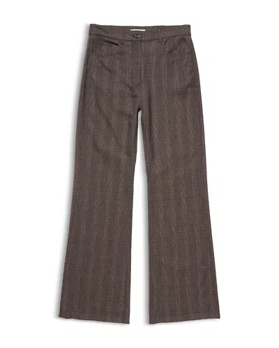 Acne Studios Plaid Pants In Black
