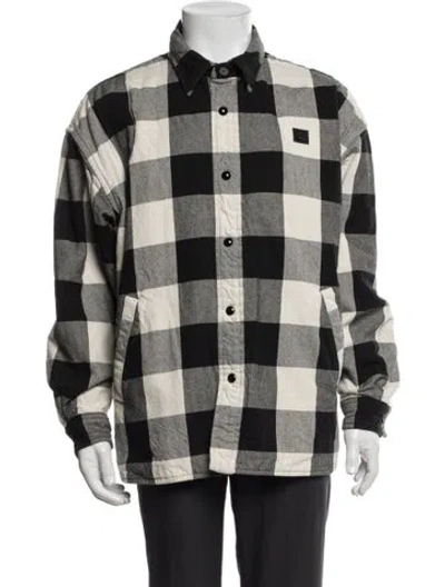 Pre-owned Acne Studios Plaid Print Jacket In Multicolor