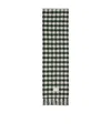 Acne Studios Plaid Scarf In Black