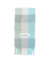 Acne Studios Plaid Scarf In Blue