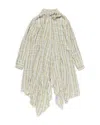 Acne Studios Checked Viscose Mini Shirt Dress In Multi