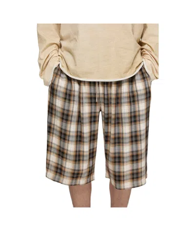 ACNE STUDIOS PLAID SHORTS