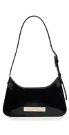 Acne Studios Micro Platt Abrasivato Shoulder Bag In Black