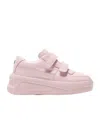 Acne Studios Velcro Strap Platform Sneakers In Pink