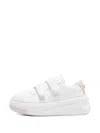 Acne Studios Touch-strap Platform Sneakers In White