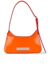 Acne Studios Platt Abrasivato Micro Bag In Neon Red