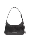 Acne Studios Women Platt Micro Leather Shoulder Bag In Black