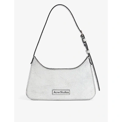Acne Studios White Platt Micro Leather Shoulder Bag