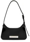 Acne Studios Micro Platt Abrasivato Shoulder Bag In Black