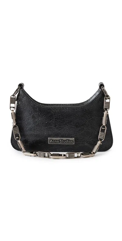 Acne Studios Platt Micro Shoulder Bag In Black