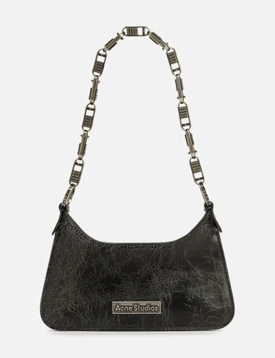Acne Studios Platt Micro Shoulder Bag In Black
