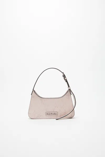 Acne Studios Platt Micro Shoulder Bag In Pastel Pink