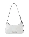 Acne Studios Platt Leather Shoulder Bag In White