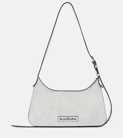 Acne Studios Small Micro Platform Shoulder Bag In White