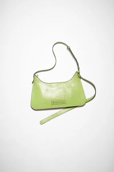Acne Studios Platt Mini Shoulder Bag In Lime Green
