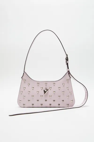 Acne Studios Mini Platt Shoulder Bag In Dr5 Baby Pink