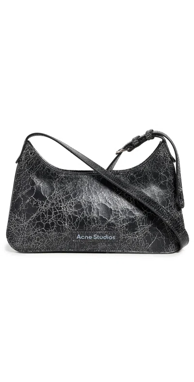 Acne Studios Platt Mini Shoulder Bag Black In Negro