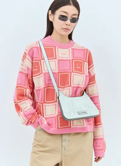 Acne Studios Platt Mini Shoulder Bag In White