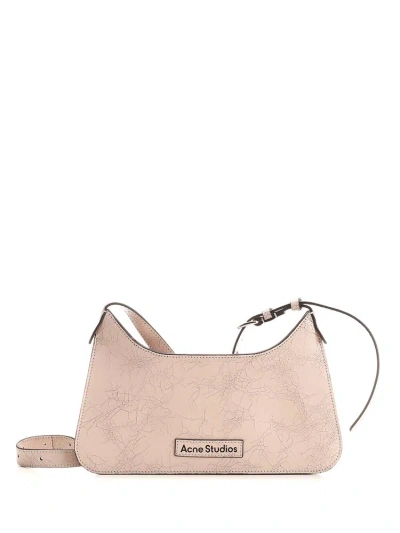 Acne Studios Micro Platt Bag Women Pink In Leather