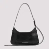 Acne Studios Black Shoulder Bag With Cracked Leather Finish