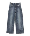 Acne Studios Pleat-detail Jeans In Gray