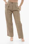 Acne Studios Pleated Cropped Pants