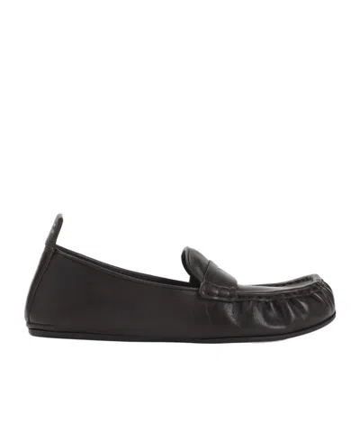 ACNE STUDIOS PLEATED LOAFERS