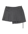 Acne Studios Pleated Skirt In Black