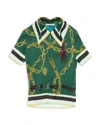 Acne Studios Printed Shirt In Green
