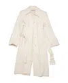 Acne Studios Beige Orletta Coat In White