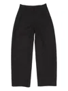 Acne Studios Pleated Wide-leg Trousers In Black