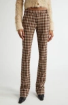 Acne Studios Pluffy Check Bouclé Flare Pants