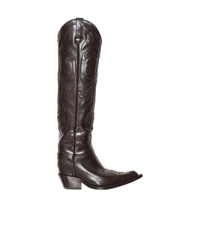 Acne Studios Pointed-toe Boots In Black