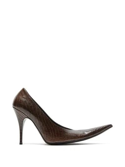 Acne Studios Pumps Mit Spitzer Kappe In Brown