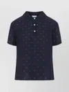 Acne Studios Polka Dot Polo Polo Shirt Blue