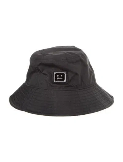 Pre-owned Acne Studios Polyester Bucket Hat In Black