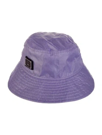 Pre-owned Acne Studios Polyester Bucket Hat In Purple