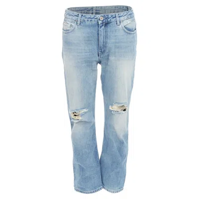 Pre-owned Acne Studios Pop Trash Ripped Jeans In Blue
